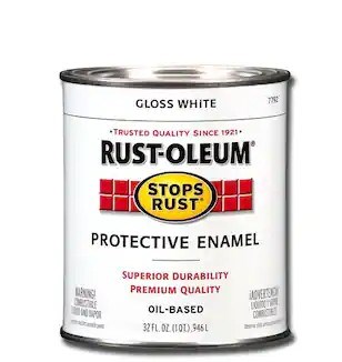 1 qt. Protective Enamel Gloss White Interior/Exterior Paint